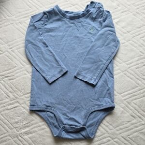 Ralph Lauren Light Blue Long Sleeve Bodysuit
